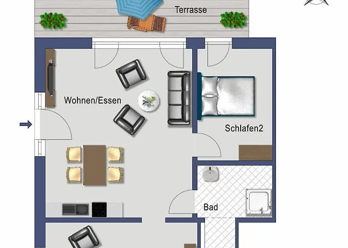 Inselzeit 1 Appartement Büsum